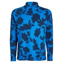 G/FORE Tonal Floral Luxe Mens Golf Mid Layer Racer