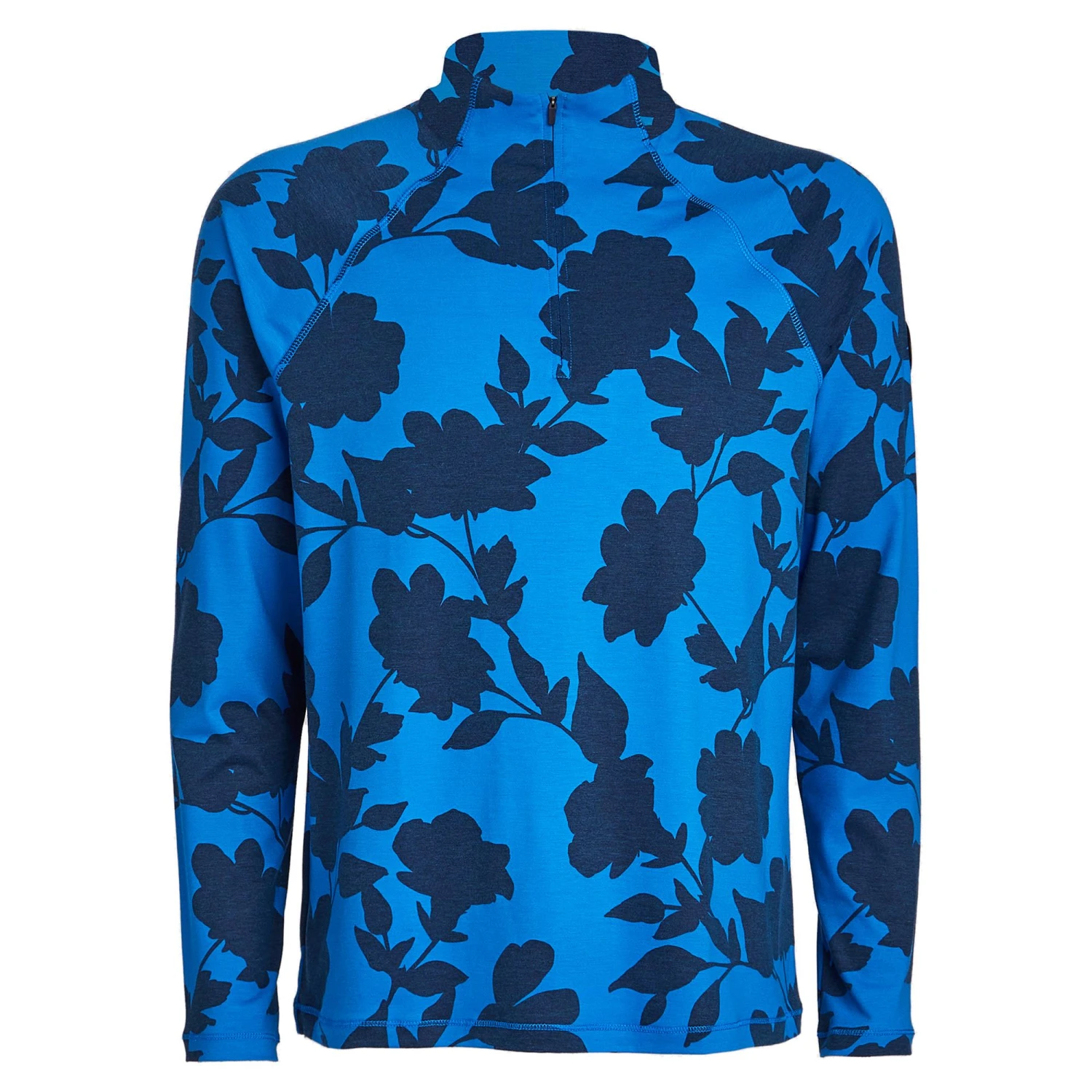 G/FORE Tonal Floral Luxe Mens Golf Mid Layer Racer 3 G/FORE Tonal Floral Luxe Mens Golf Mid Layer Racer