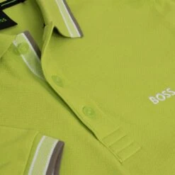 Boss Paddy Mens Polo Shirt Bright Green -Teepeg Store image399416577