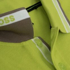 Boss Paddy Mens Polo Shirt Bright Green -Teepeg Store image399416579