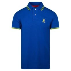 Psycho Bunny Posen Matte Pique Polo Shirt Surf The Web