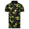 Psycho Bunny Plano Pique Camo Polo Shirt Black -Teepeg Store image399420776