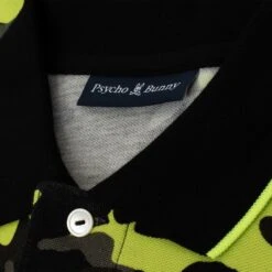 Psycho Bunny Plano Pique Camo Polo Shirt Black 10 Psycho Bunny Plano Pique Camo Polo Shirt Black -Teepeg Store image399420782