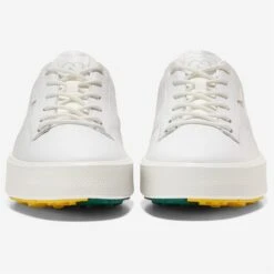 Cole Haan GrandPrø Crew Mens Golf Shoe White Leather Aventurine 37 Cole Haan GrandPrø Crew Mens Golf Shoe White Leather Aventurine -Teepeg Store image402399583