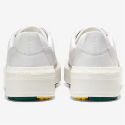 Cole Haan GrandPrø Crew Mens Golf Shoe White Leather Aventurine 38 Cole Haan GrandPrø Crew Mens Golf Shoe White Leather Aventurine -Teepeg Store image402399585