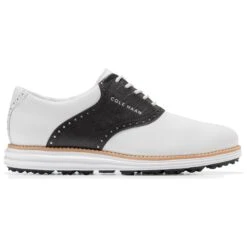 Cole Haan ØriginalGrand Saddle Mens Golf Shoe White/Black Croc Print -Teepeg Store image402400038