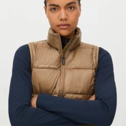 Rohnisch Avalon Ladies Golf Vest Nougat -Teepeg Store image402471218