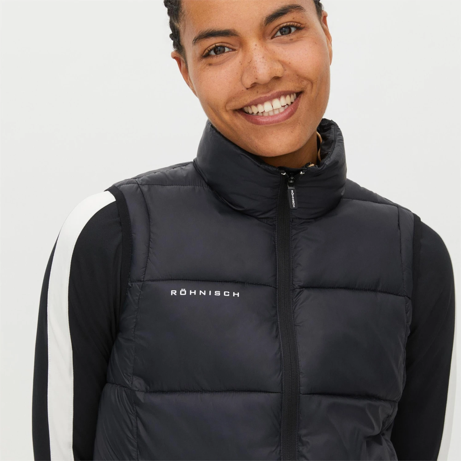 Rohnisch Avalon Ladies Golf Vest Black 5 Rohnisch Avalon Ladies Golf Vest Black - Image 3