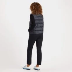 G/FORE Hybrid Quilted Nylon Knit Ladies Golf Jacket -Teepeg Store image403415216