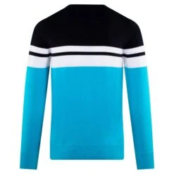 J.Lindeberg J Lindeberg Dunbar Striped Cotton Sweater Navy/Blue 20 J.Lindeberg J Lindeberg Dunbar Striped Cotton Sweater Navy/Blue -Teepeg Store image403450583