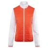 J.Lindeberg J Lindeberg Stefania Hybrid Ladies Golf Jacket Hot Coral