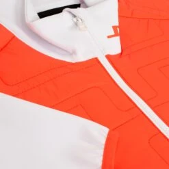 J.Lindeberg J Lindeberg Stefania Hybrid Ladies Golf Jacket Hot Coral -Teepeg Store image403717851
