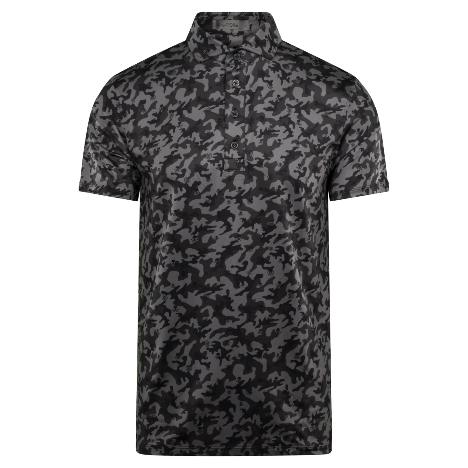 G/FORE Mapped Icon Camo Tech Jersey Polo Shirt Onyx 19 G/FORE Mapped Icon Camo Tech Jersey Polo Shirt Onyx - Image 17