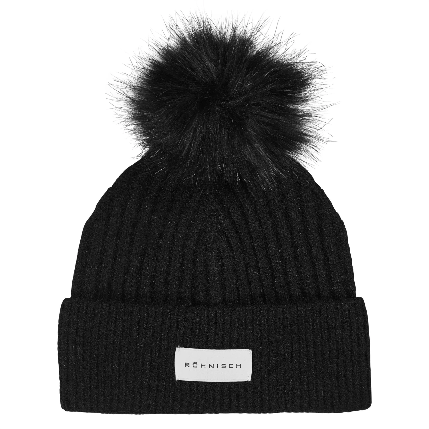 Rohnisch Sporty Pom Beanie Black 3 Rohnisch Sporty Pom Beanie Black