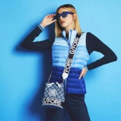 G/FORE Colour Block Lightweight Down Ladies Puffer Vest Baja 29 G/FORE Colour Block Lightweight Down Ladies Puffer Vest Baja -Teepeg Store image404655934