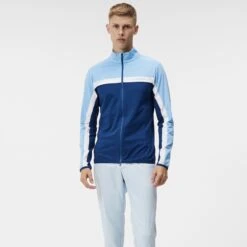 J.Lindeberg J Lindeberg Jarvis Mens Golf Mid Layer Little Boy Blue -Teepeg Store image405690994