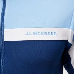 J.Lindeberg J Lindeberg Jarvis Mens Golf Mid Layer Little Boy Blue -Teepeg Store image405690998