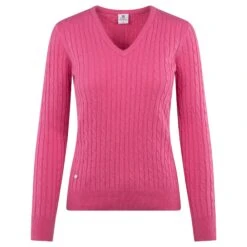 Daily Sports Madelene Ladies Knit Jumper Pink Sky