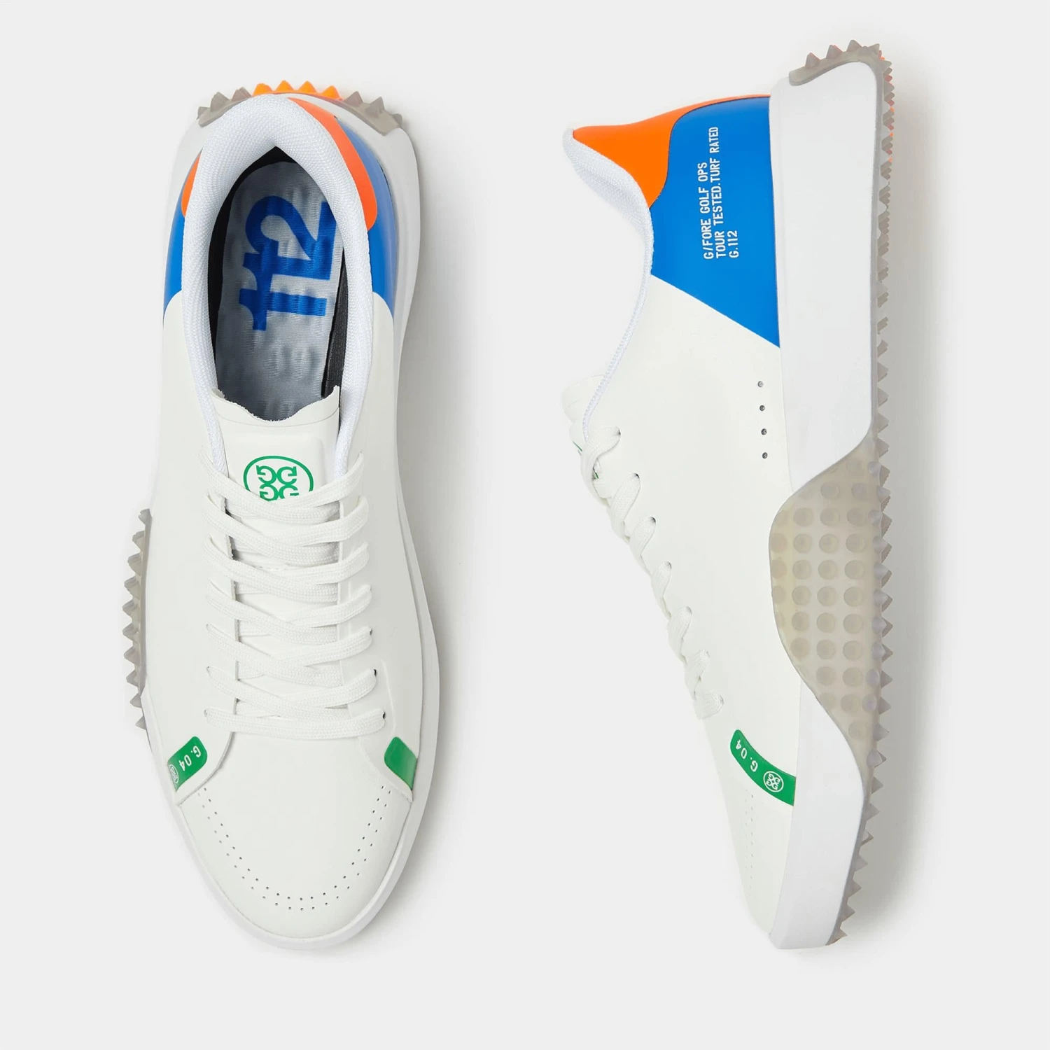 G/FORE Colour Block G.112 Mens Golf Shoes Snow 12 G/FORE Colour Block G.112 Mens Golf Shoes Snow - Image 10