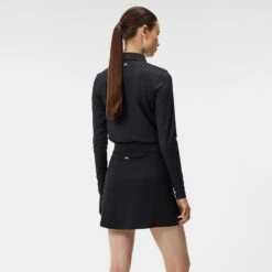 J.Lindeberg J Lindeberg Amelie Mid Ladies Golf Skort Black 28 J.Lindeberg J Lindeberg Amelie Mid Ladies Golf Skort Black -Teepeg Store image407034488