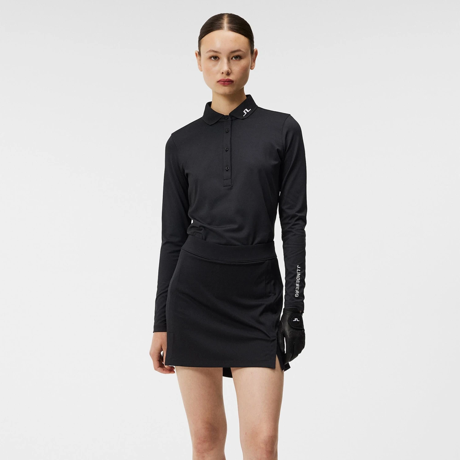 J.Lindeberg J Lindeberg Amelie Mid Ladies Golf Skort Black 22 J.Lindeberg J Lindeberg Amelie Mid Ladies Golf Skort Black - Image 20