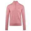 J.Lindeberg J Lindeberg Kian Tour Merino Zipped Neck Mens Golf Sweater Powder Pink 1 J.Lindeberg J Lindeberg Kian Tour Merino Zipped Neck Mens Golf Sweater Powder Pink -Teepeg Store image407129289