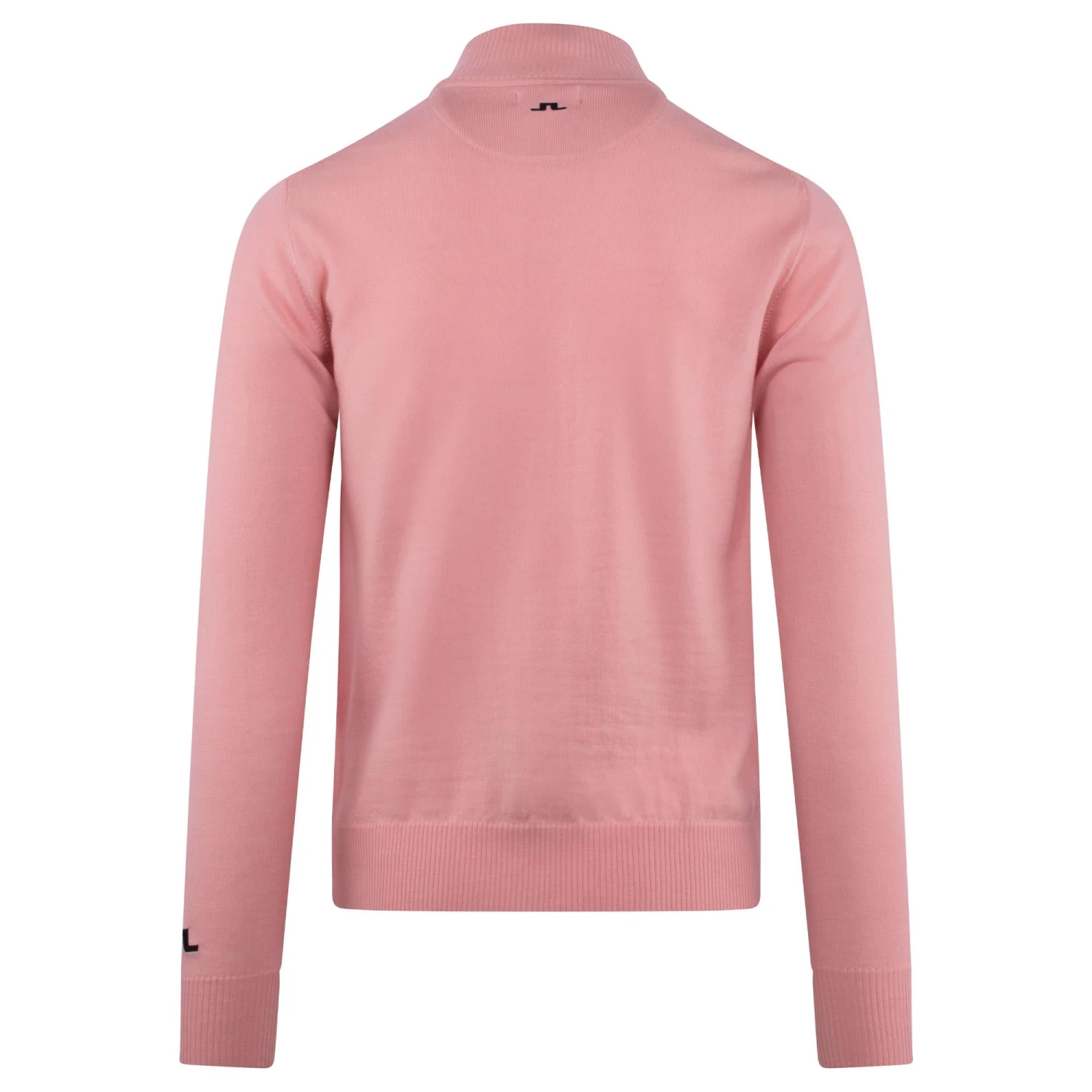 J.Lindeberg J Lindeberg Kian Tour Merino Zipped Neck Mens Golf Sweater Powder Pink 4 J.Lindeberg J Lindeberg Kian Tour Merino Zipped Neck Mens Golf Sweater Powder Pink - Image 2