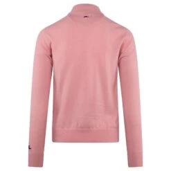 J.Lindeberg J Lindeberg Kian Tour Merino Zipped Neck Mens Golf Sweater Powder Pink 37 J.Lindeberg J Lindeberg Kian Tour Merino Zipped Neck Mens Golf Sweater Powder Pink -Teepeg Store image407129325