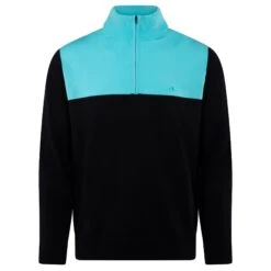 J.Lindeberg J Lindeberg Jeff Knitted Mens Golf Sweater Black 29 J.Lindeberg J Lindeberg Jeff Knitted Mens Golf Sweater Black -Teepeg Store image407129556