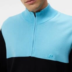 J.Lindeberg J Lindeberg Jeff Knitted Mens Golf Sweater Black 34 J.Lindeberg J Lindeberg Jeff Knitted Mens Golf Sweater Black -Teepeg Store image407129567