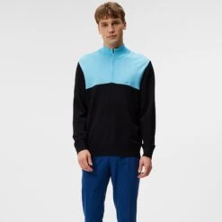 J.Lindeberg J Lindeberg Jeff Knitted Mens Golf Sweater Black 39 J.Lindeberg J Lindeberg Jeff Knitted Mens Golf Sweater Black -Teepeg Store image407129579