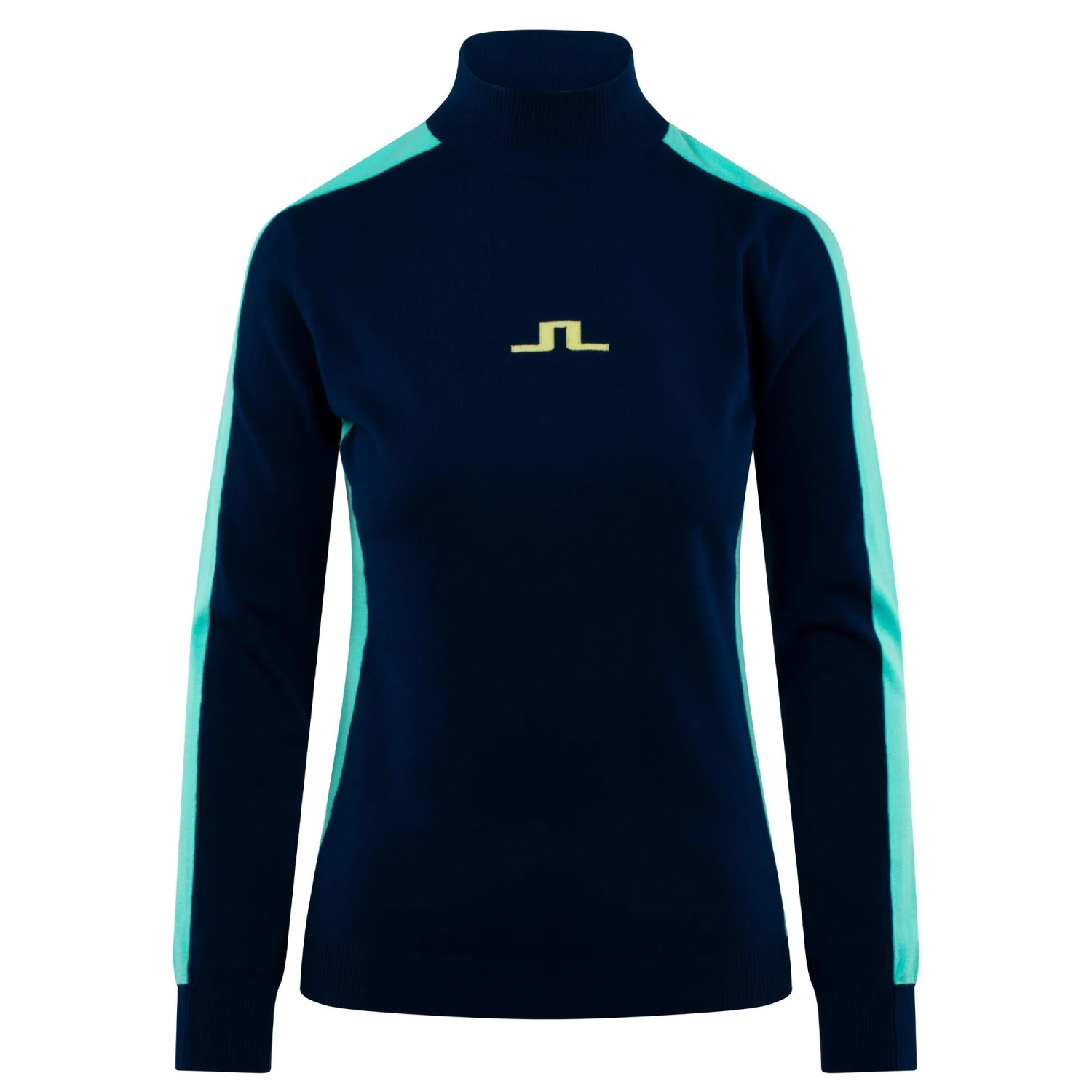 J.Lindeberg J Lindeberg Adia Knitted Ladies Golf Sweater Estate Blue 3 J.Lindeberg J Lindeberg Adia Knitted Ladies Golf Sweater Estate Blue