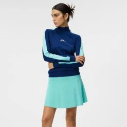 J.Lindeberg J Lindeberg Adia Knitted Ladies Golf Sweater Estate Blue 32 J.Lindeberg J Lindeberg Adia Knitted Ladies Golf Sweater Estate Blue -Teepeg Store image407208571