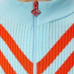 J.Lindeberg J Lindeberg Flora Knitted Ladies Golf Sweater Aruba Blue 15 J.Lindeberg J Lindeberg Flora Knitted Ladies Golf Sweater Aruba Blue -Teepeg Store image407208759