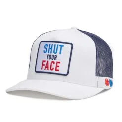 G/FORE Shut Your Face Trucker Cap Snow