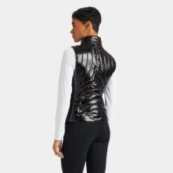 Ladies G/FORE Quilted Nylon Merino Wool Lined Gilet Onyx -Teepeg Store image408641756