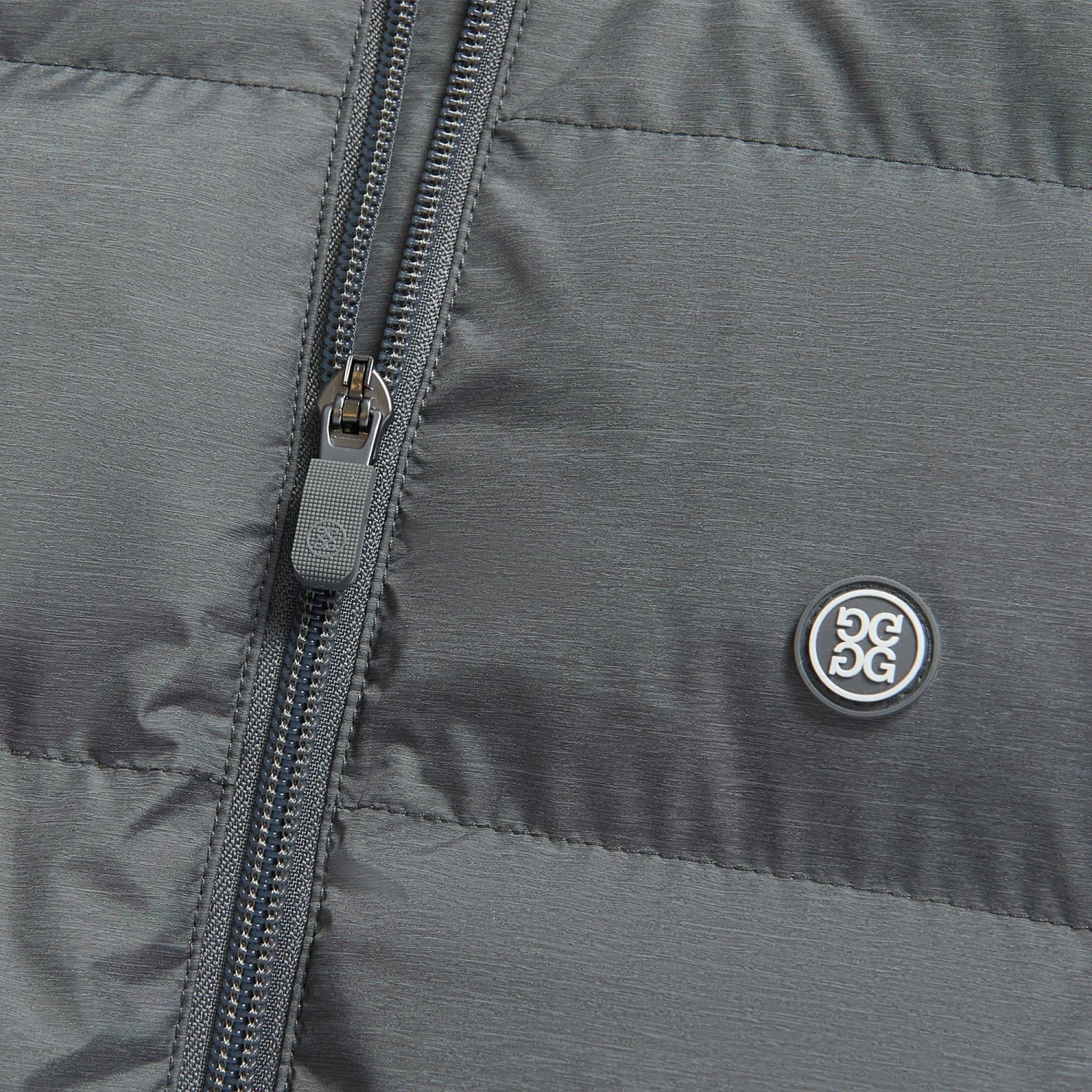 Ladies G/FORE Coated Nylon Melange Puffer Jacket Charcoal Heather Grey 6 Ladies G/FORE Coated Nylon Melange Puffer Jacket Charcoal Heather Grey - Image 4