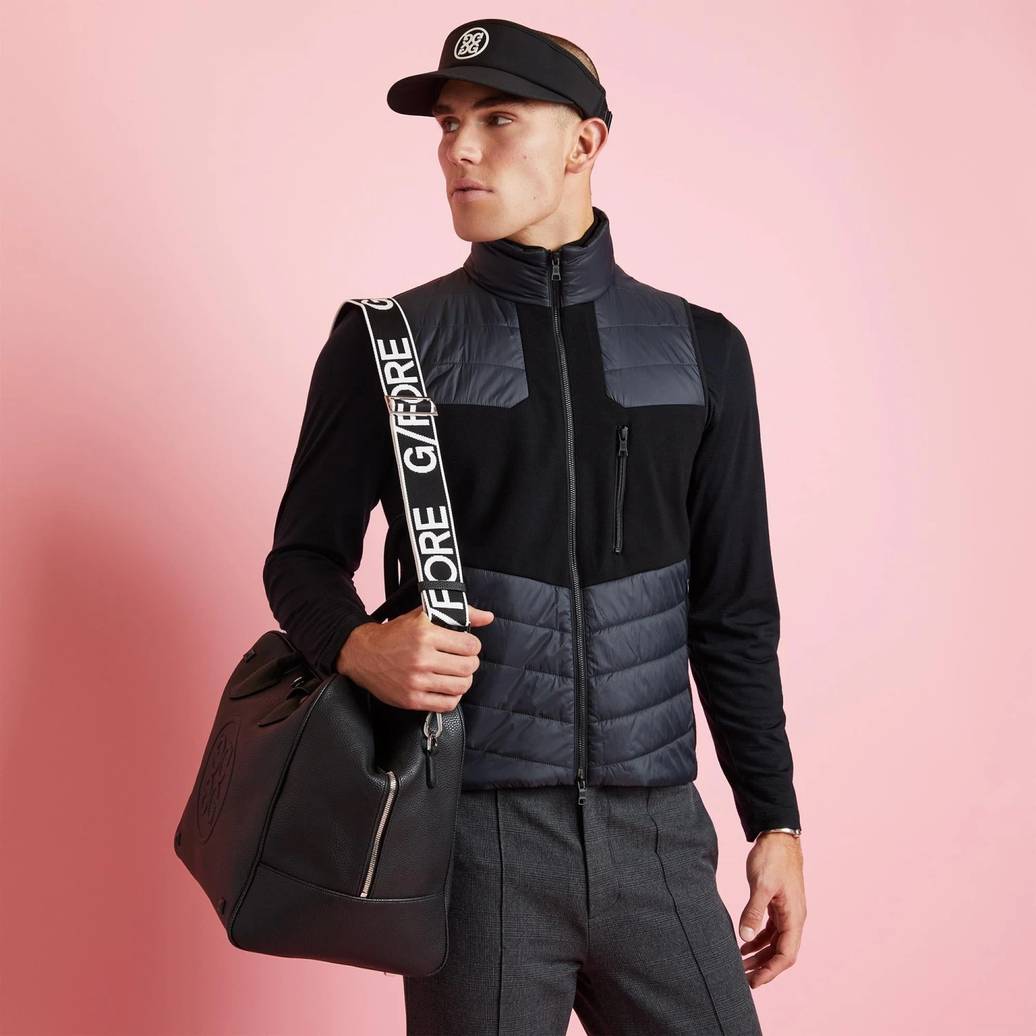 G/FORE Skull & T's Merino Full Zip Vest Onyx 11 G/FORE Skull & T's Merino Full Zip Vest Onyx - Image 9