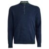 G/FORE V Neck Merino Quarter Zip Knitted Sweater Ink 2 G/FORE V Neck Merino Quarter Zip Knitted Sweater Ink -Teepeg Store image408645374
