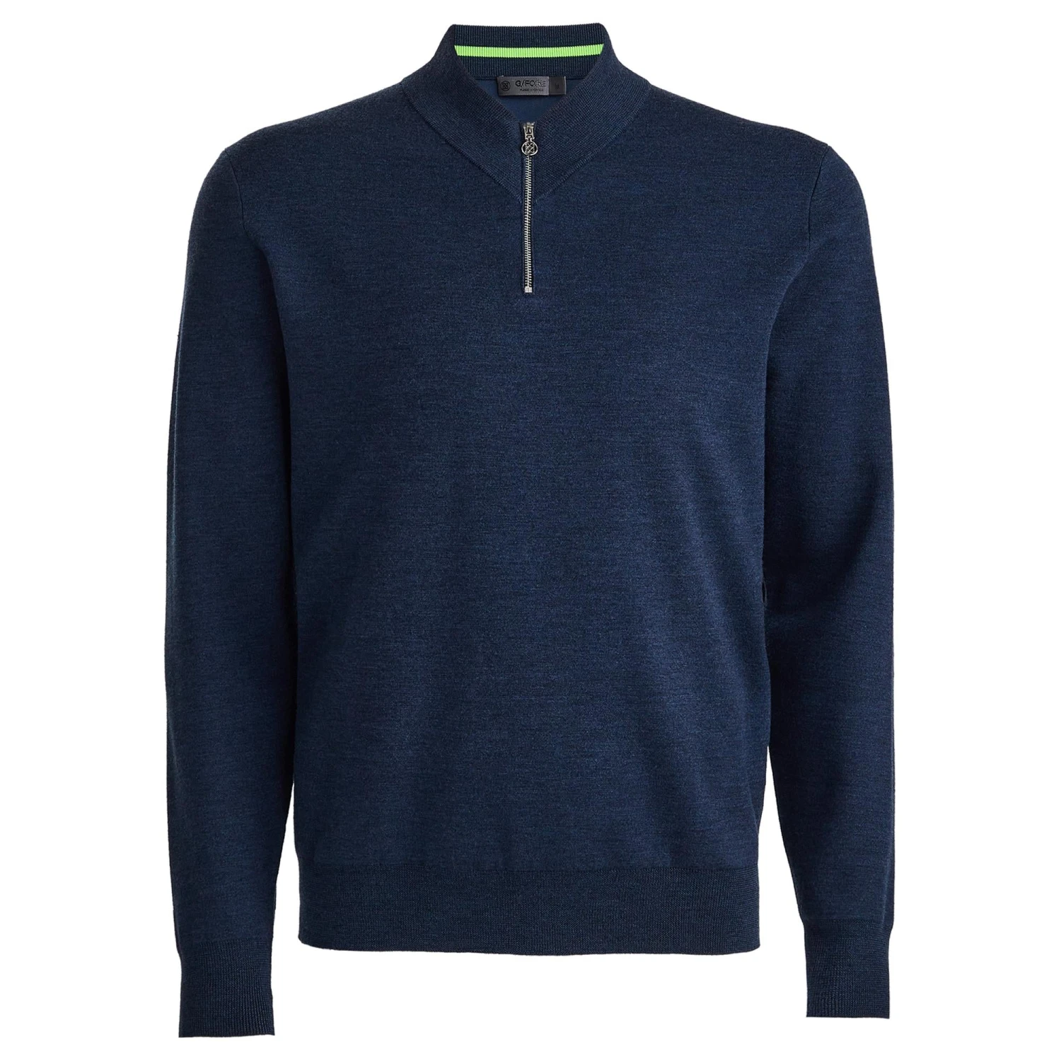 G/FORE V Neck Merino Quarter Zip Knitted Sweater Ink 9 G/FORE V Neck Merino Quarter Zip Knitted Sweater Ink - Image 7