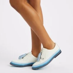 Ladies G/FORE Tuxedo Gallivanter Golf Shoe Cielo -Teepeg Store image408717861