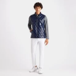 G/FORE Quilted Nylon Wool Lined Puffer Vest Twilight -Teepeg Store image408721482