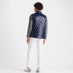 G/FORE Quilted Nylon Wool Lined Puffer Vest Twilight -Teepeg Store image408721500