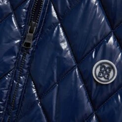 G/FORE Quilted Nylon Wool Lined Puffer Vest Twilight -Teepeg Store image408721502