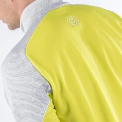 Galvin Green Daxton Insula Mens Golf Mid Layer Forged Sunny Lime/Cool Grey/White -Teepeg Store image408745760