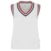 Rohnisch Adele Knitted Ladies Golf Vest White 2 Rohnisch Adele Knitted Ladies Golf Vest White -Teepeg Store image409219590