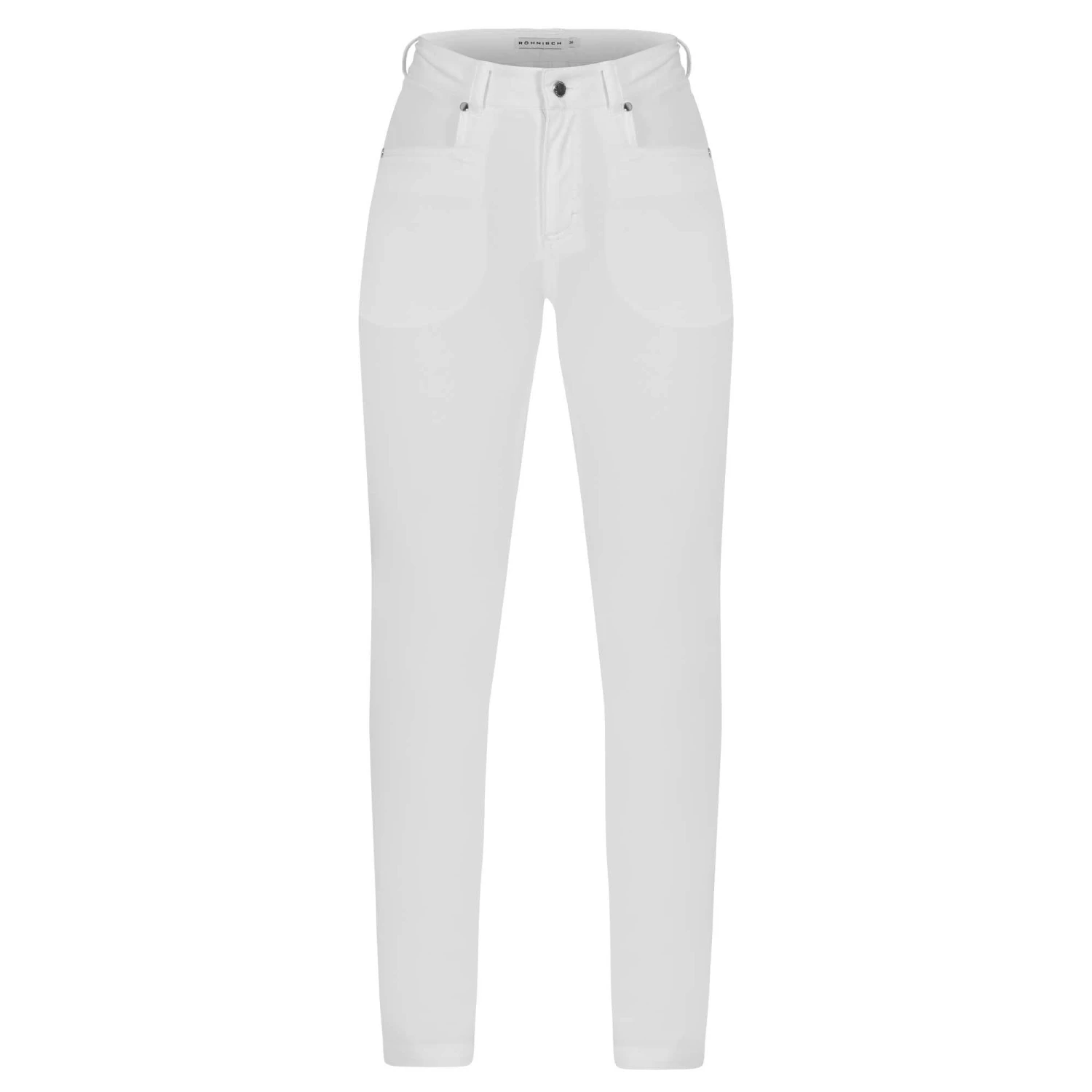 Rohnisch Chie Comfort Stretch Ladies Golf Pants 32 Inch Leg White 6 Rohnisch Chie Comfort Stretch Ladies Golf Pants 32 Inch Leg White - Image 4