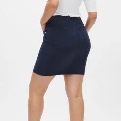Rohnisch Chie Comfort Stretch Ladies Golf Skort Navy -Teepeg Store image409230060