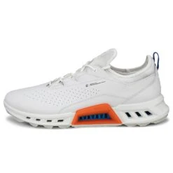 Ecco Biom C4 Gore-Tex Mens Golf Shoes White/Mazarine Blue -Teepeg Store image409593123