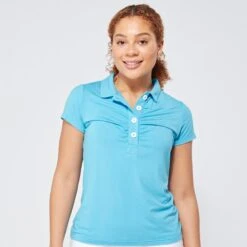 Swing Out Sister Lisa Ladies Golf Polo Shirt Dazzling Blue -Teepeg Store image410169256